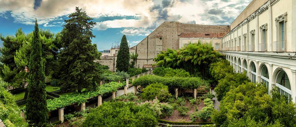 università suor orsola benincasa chiostro giardini